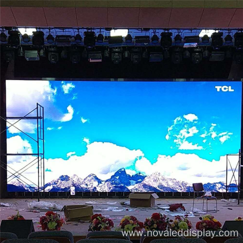 Tv de pared de pantalla LED de escenario interior para iglesia